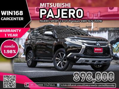 MITSUBISHI PAJERO SPORT 2.4 GT Premium 4WD SUV ปี2016 (MI048)