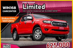 FORD RANGER 2.0L Turbo Limited AT Doublecab ไมล์ 30,000Km ปี2018 (F128)